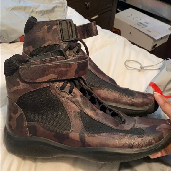 prada camo boots